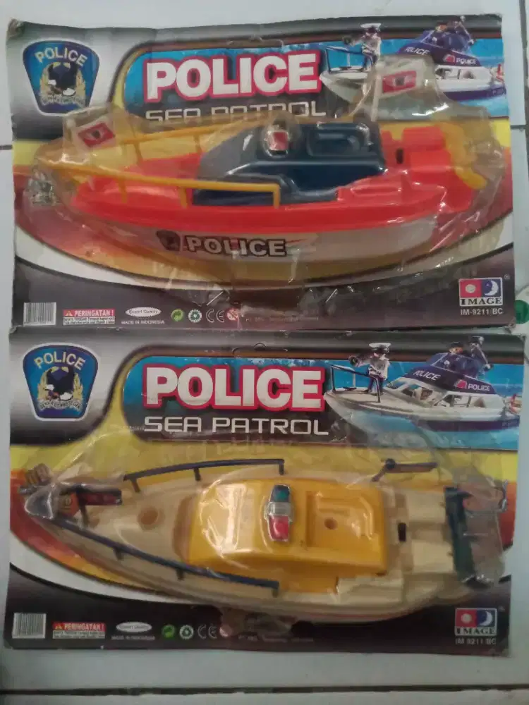 Perahu Polisi Patroli Laut, Pakai Baterai, bisa jalan di air..