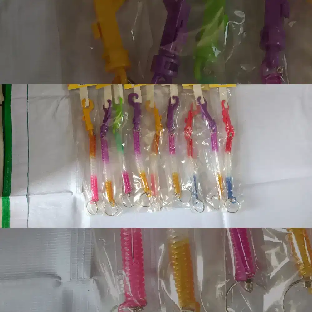 Gantungan Kunci Spiral Panjang