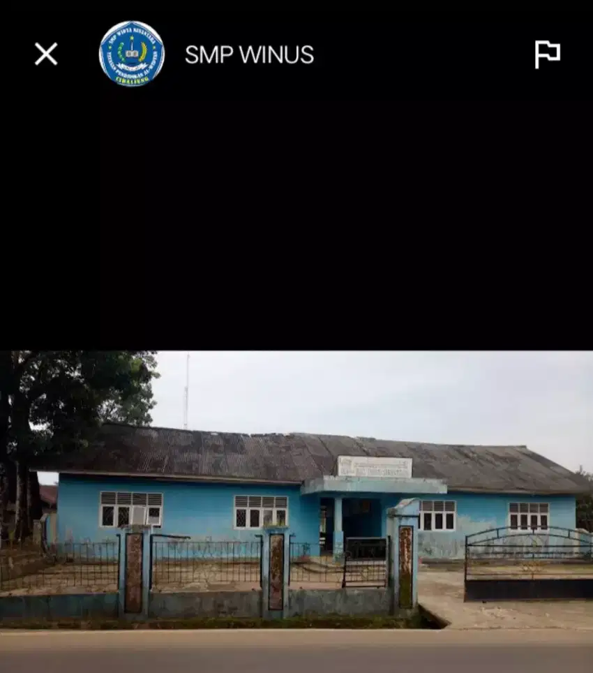 Dijual tanah & Sekolah smpit/smks winus berdiri dilaham seluas 2500 m²