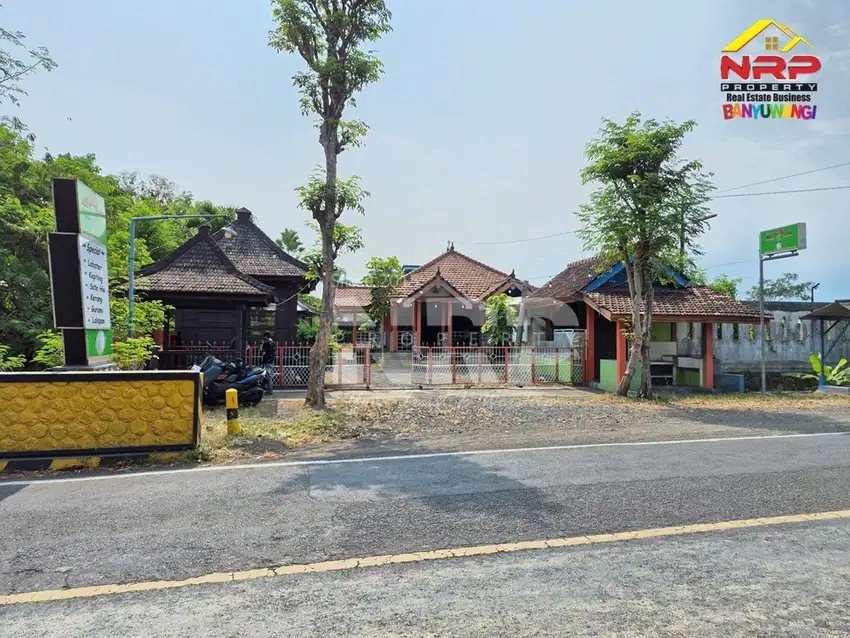 Dijual Ruang Usaha Ex. Resto di Tepi Jalan Rogojampi - Banyuwangi