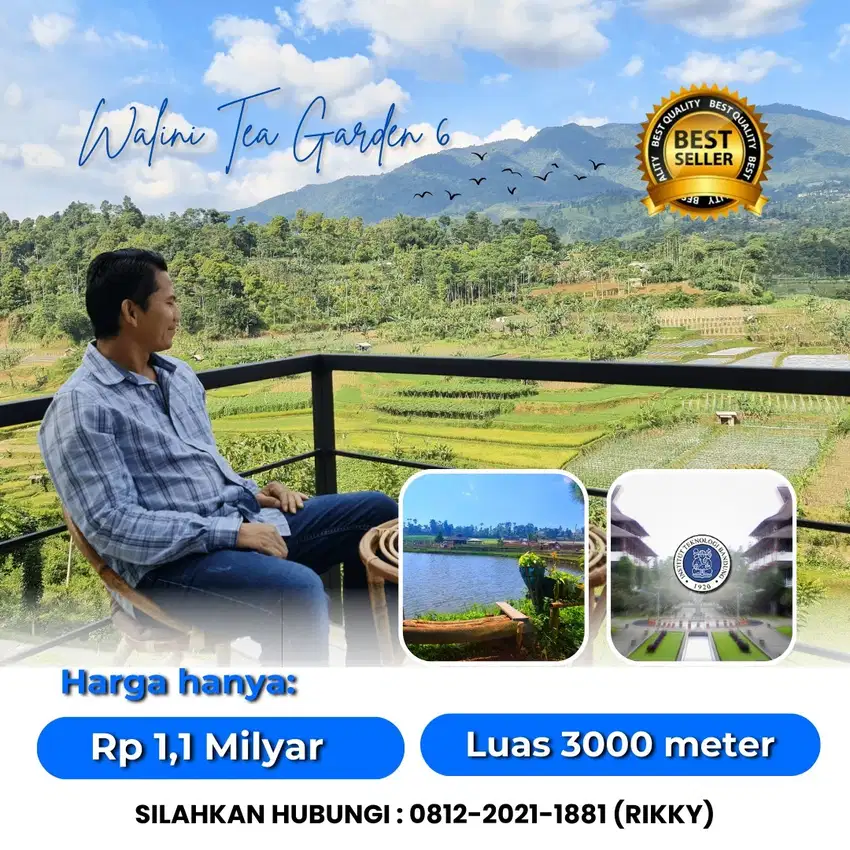 Jual Tanah View Gunung Dan Kebun Teh Di Bandung