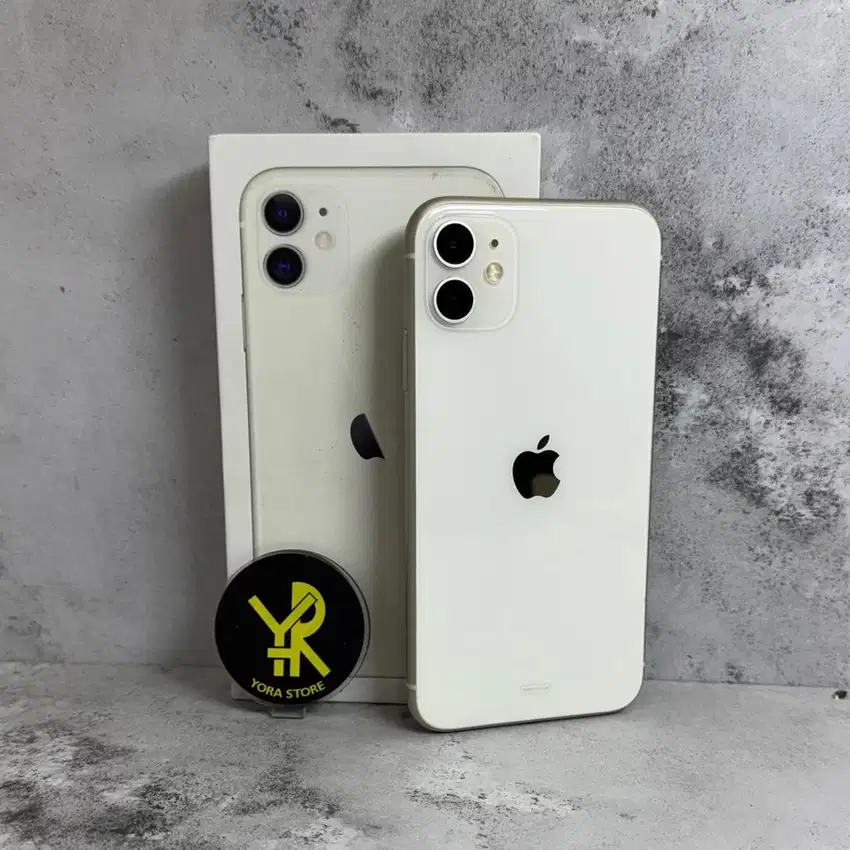 iPhone 11 128GB White Second Garansi IBOX Panjang - LikeNew