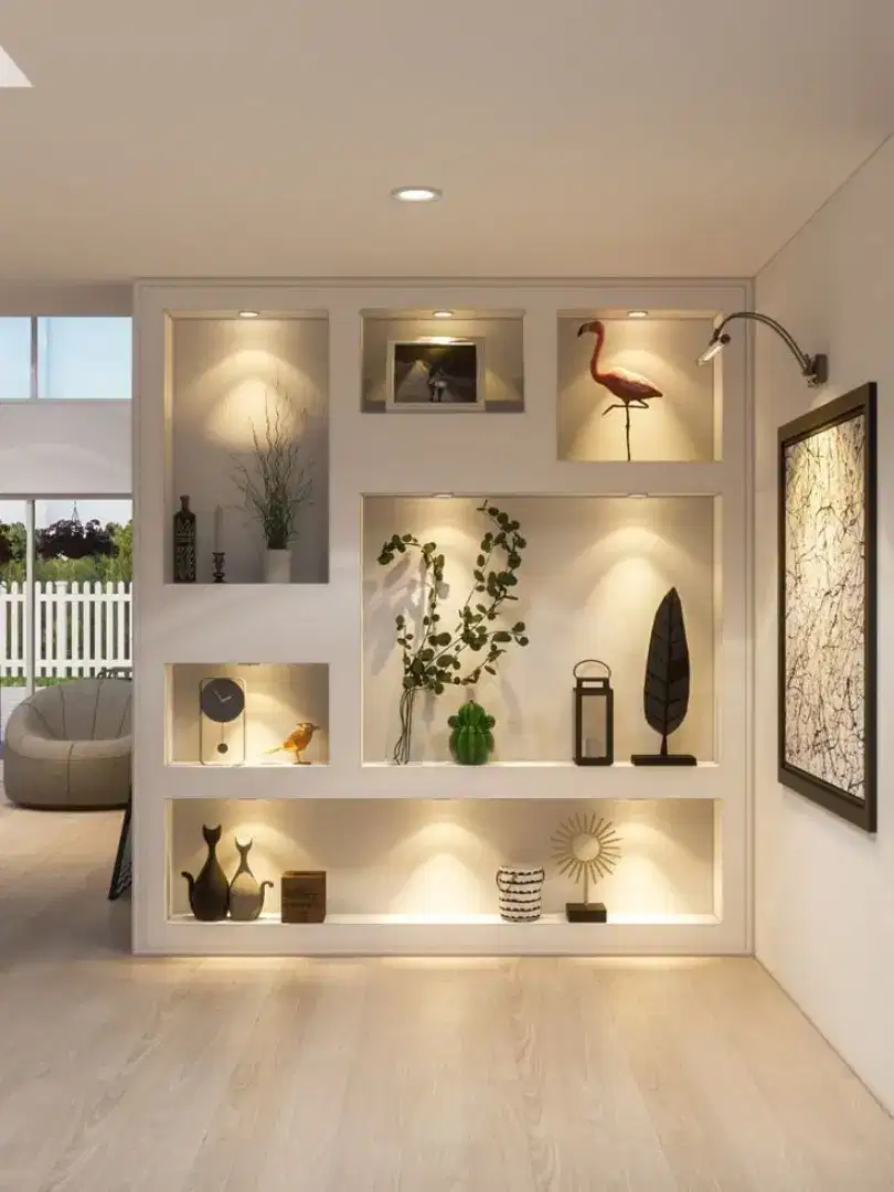 Partisi/penyekat ruangan interior furniture custom