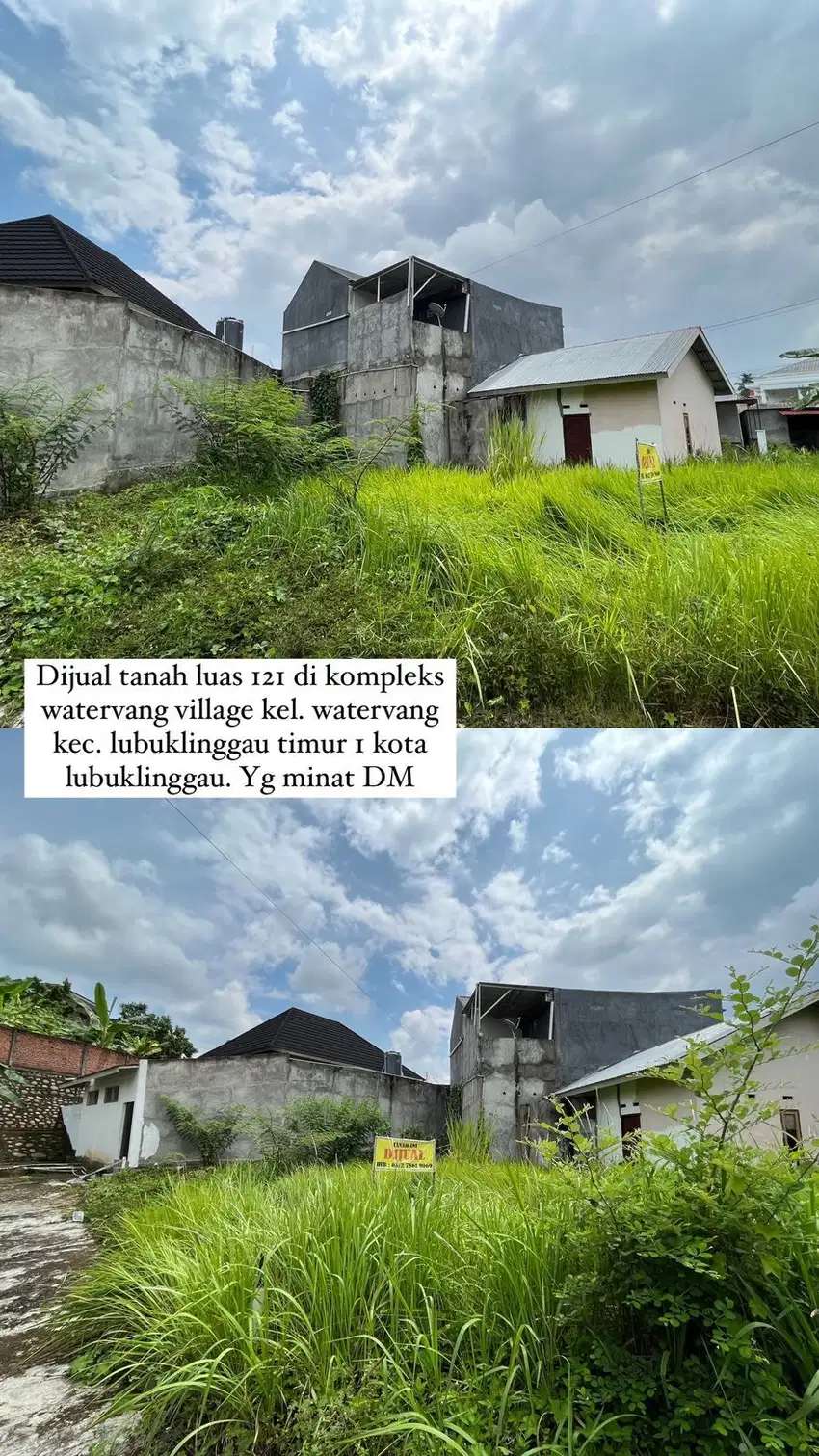 dijual cepat tanah di kompleks WATERVANG VILLAGE