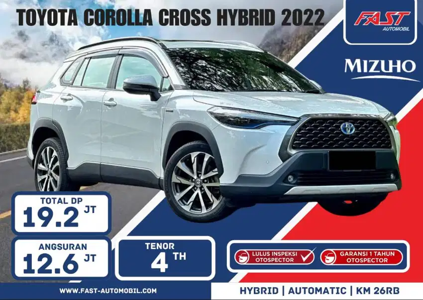 DP 19JT TOYOTA COROLLA CROSS HYBRID 2022 1.8 AT KM.26RB PJK PJG #F7ST