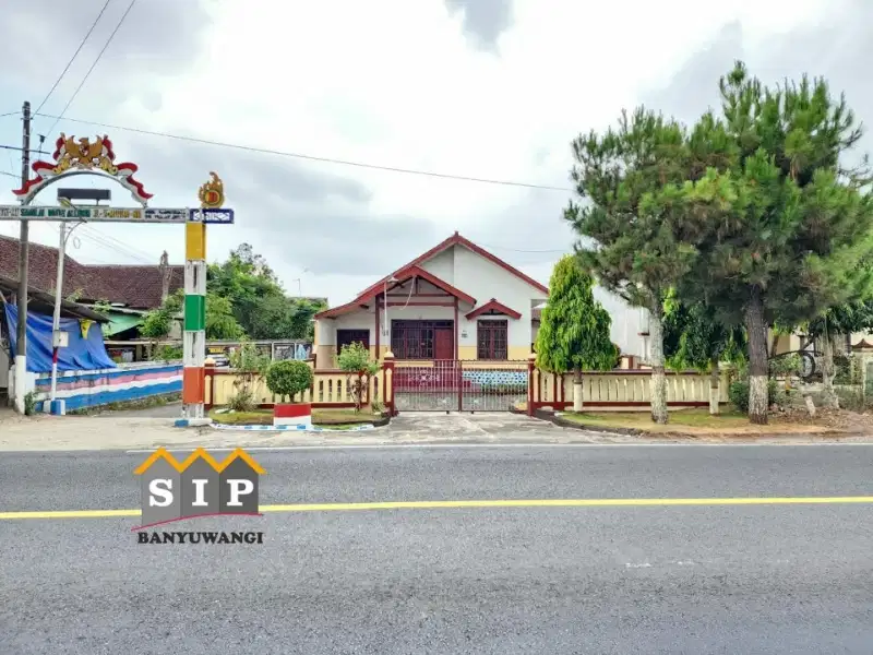 Dijual rumah pinggir jalan provinsi, Tulungrejo, Glenmore.