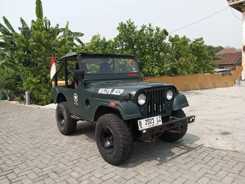 1958 Jeep Willys Plat B Mujiono mobil bekas sekoto kediri jatim