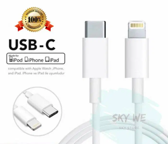 KABEL DATA / kabel charger TYPE-C TO LIGHTNING