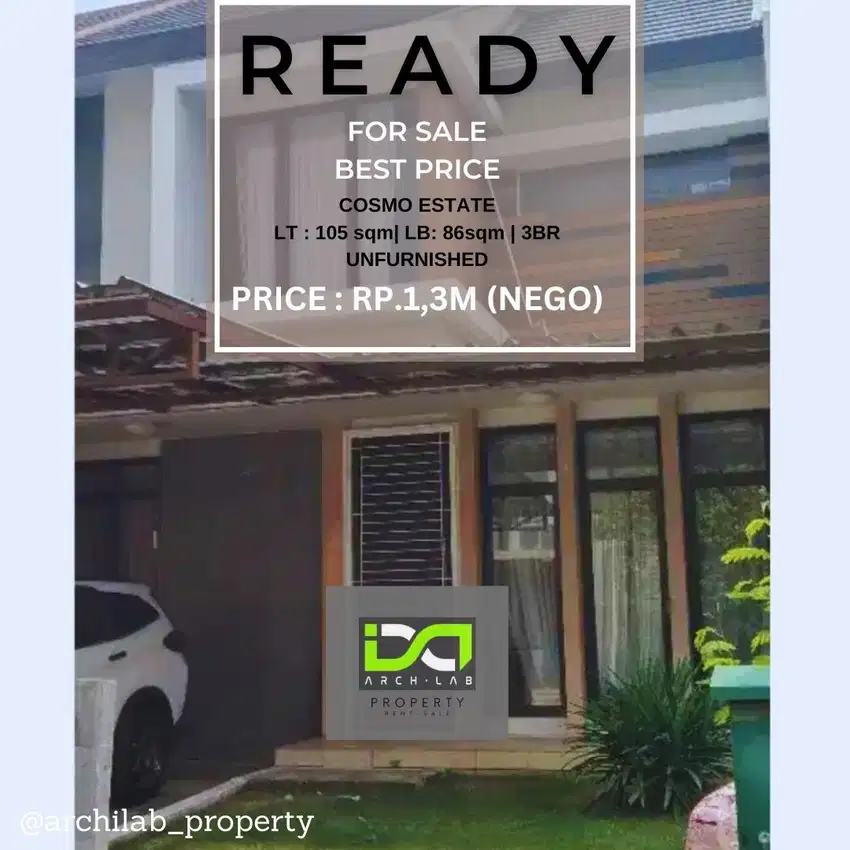 Dijual Rumah Modern Minimalis di Kawasan Lippo Cikarang