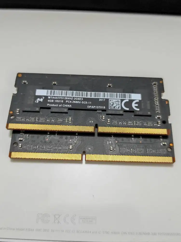 RAM DDR4 4GB x 2 2666MHz ORIGINAL COPOTAN iMac (21,5 inc, 2019)