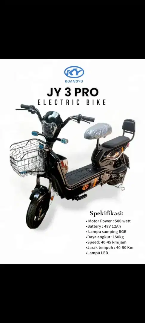 Promo 1unit aja Sepeda Listrik JY3 Pro