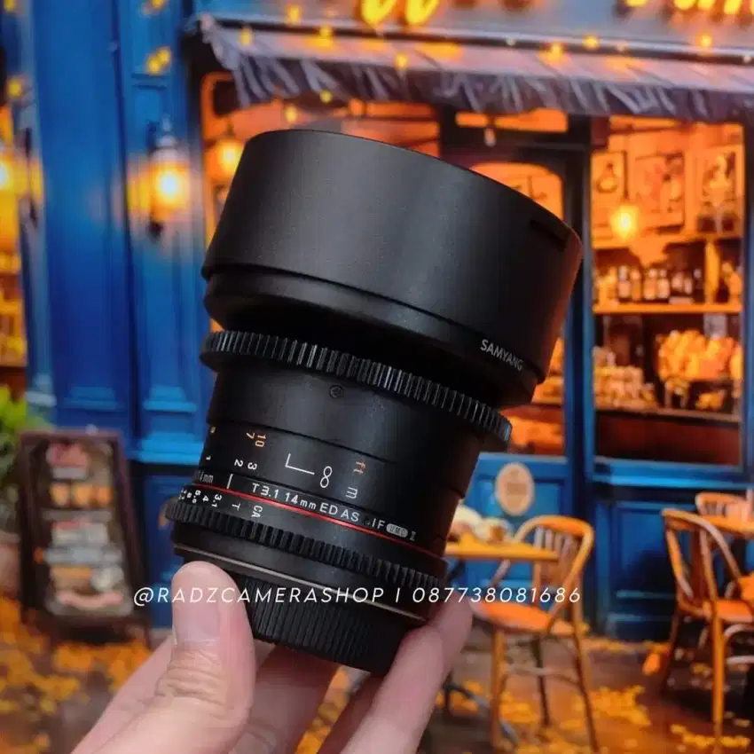 Samyang T3.1/14mm Cine Lens for Canon Istimewa