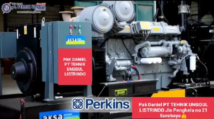 Diskon Genset Perkins Deutz Isuzu Cummins Pak Daniel PT Tehnik Unggul