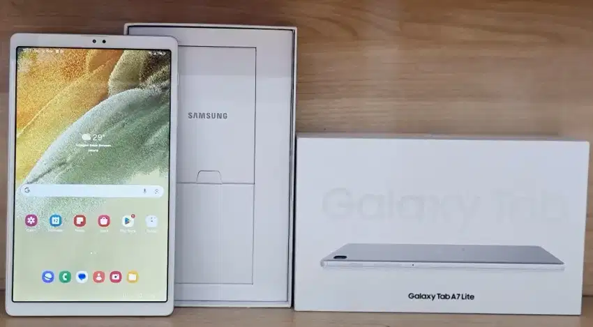 Samsung Galaxy Tab A7 Lite ram 3/32gb wifi+celullar lengkap