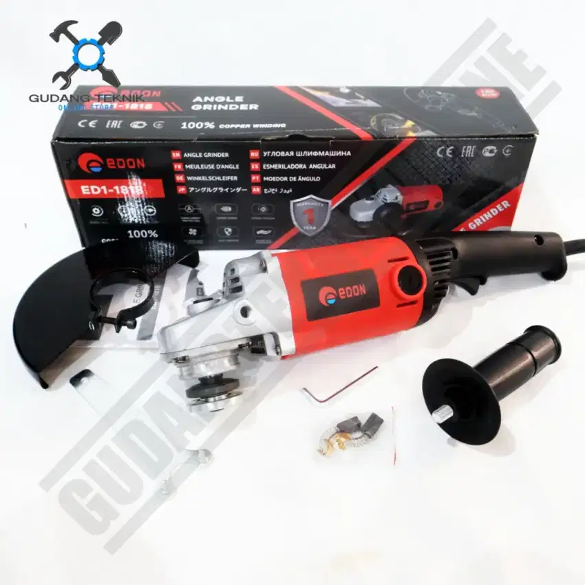 7 inchi gerinda tangan listrik 1800 watt