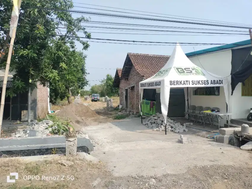 Di jual kavling lahan kering siap bangun nol. Jalan propinsi