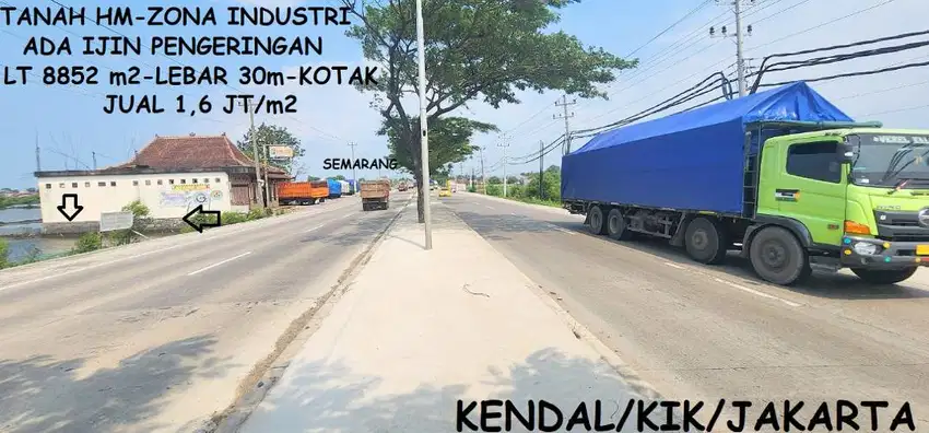 Tanah Zona Industri ada ijin Pengeringan-Lokasi sangat berkembang