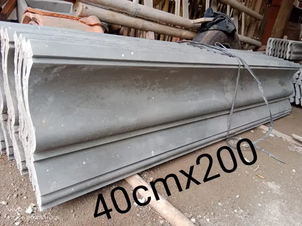 Lisplang beton profil minimalis