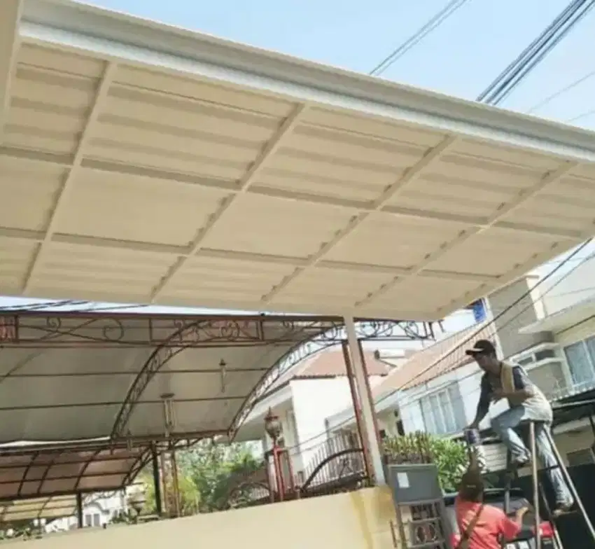 kanopi atap upvc alderon double layer 01