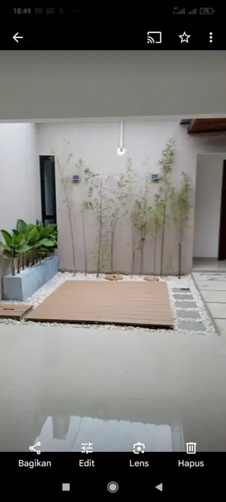 Taman kering  dalam ruangan