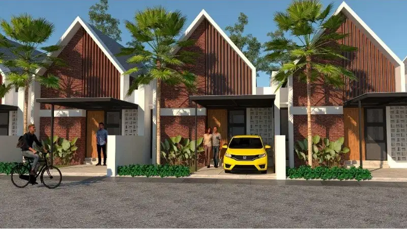 Rumah Moden Lingkungan Cluster Dekat Alun Alun Sukoharjo (AT)