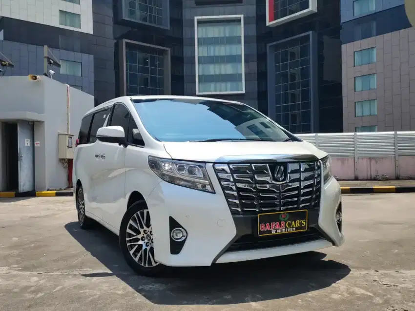 Toyota Alphard G ATPM 2016 Km Rendah Siap Pakai