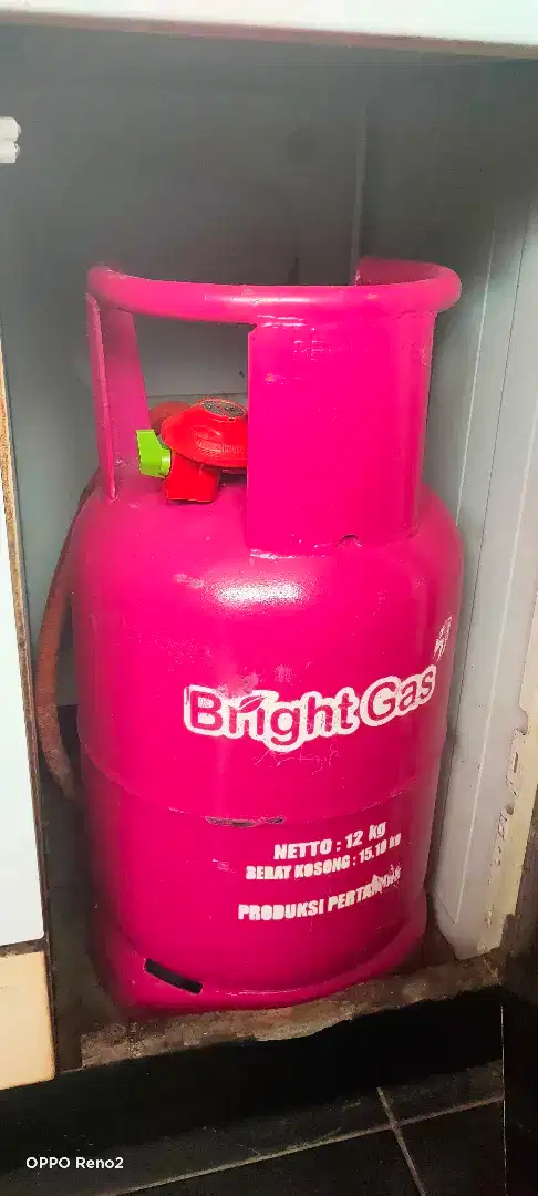 Jual tabung Elpiji LPG bright pink 12kg incl isi