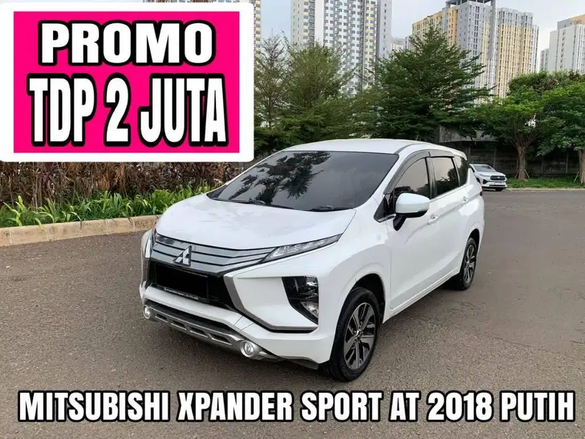 MITSUBISHI XPANDER SPORT AT 2018 PUTIH PROMO DP MINIM 2 JUTA