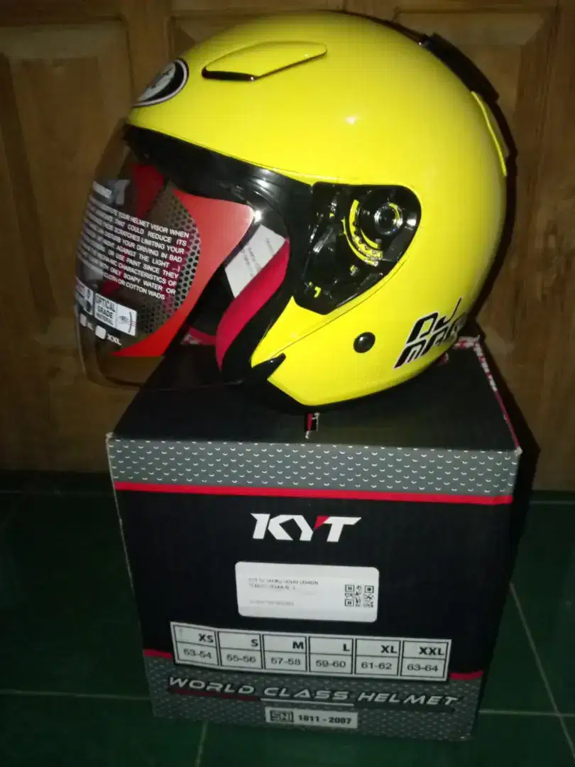 Helm KYT DJ Maru baru & ori ukuran L