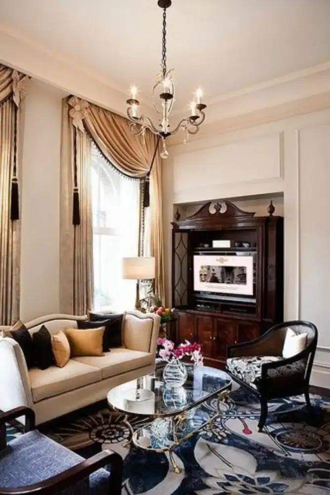 Jual gordyn gorden tirai vertikal roll blind jasa wallpaper dinding vi