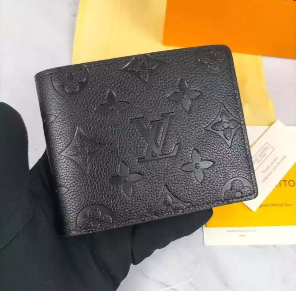 Dompet LV Monogram brown hitam or coklat