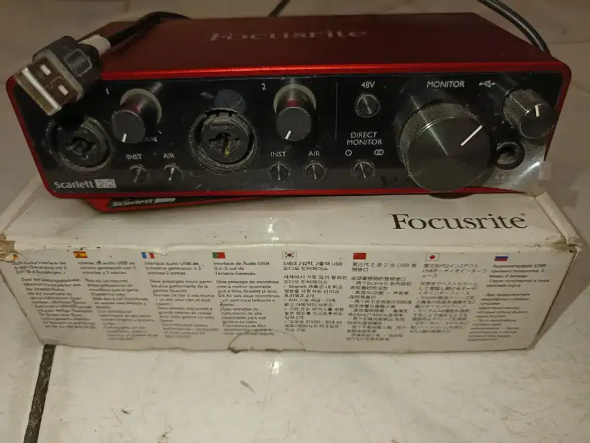 Audio interface focusrite scarlet 212 third generation