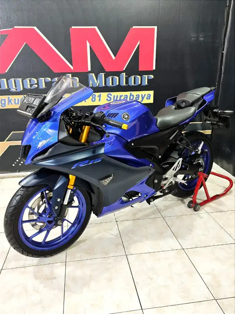 YAMAHA R15 V4 2022 KM 7RB UNIT OKEE. ANUGERAH MOTOR RUNGKUT TENGAH 81