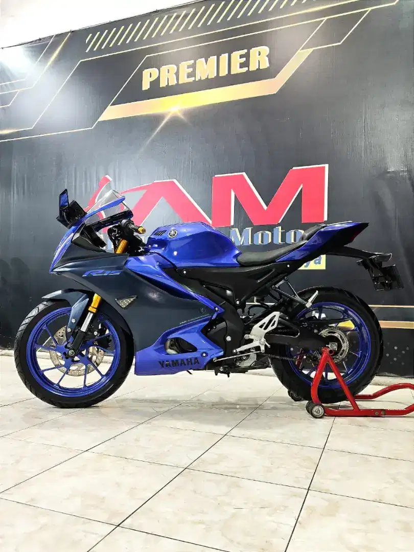 Km 7rb saja boskuh Yamaha R15 V4 2022.Anugerah Motor rungkut tengah 81