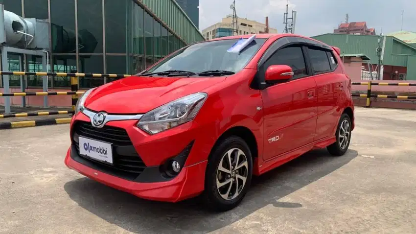 TDP 5Jt Toyota Agya 1.2 G TRD Sportivo Bensin-MT 2019 Merah /