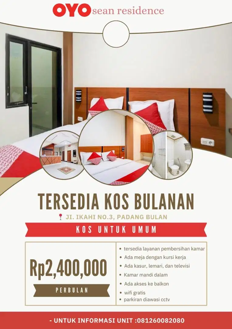 kos sean residence medan