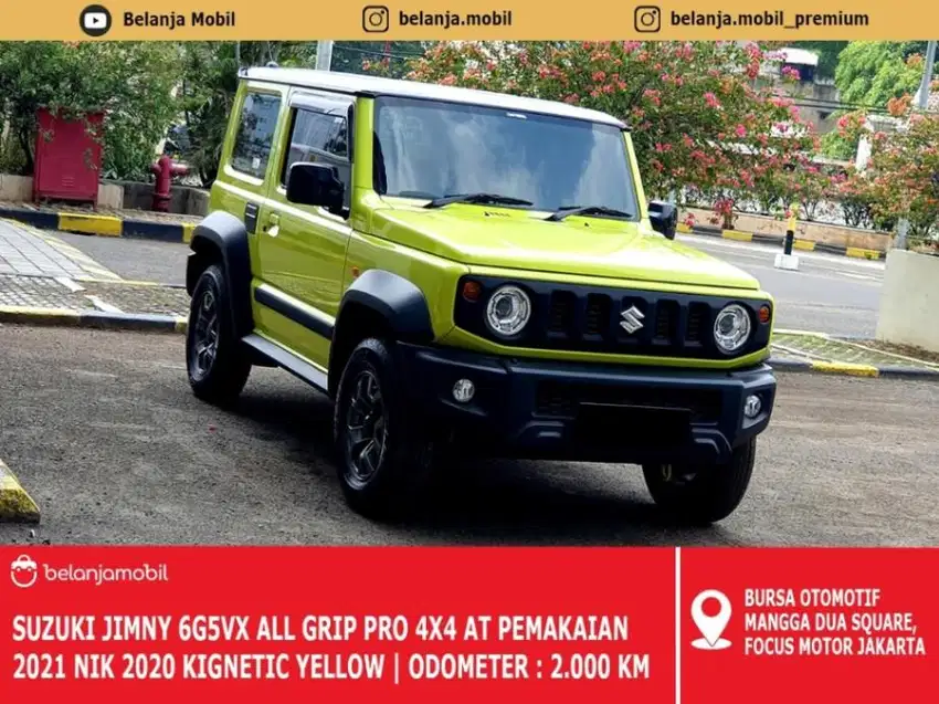 [LOW KM 2.000] SUZUKI JIMNY 6G5VX ALL GRIP PRO 4X4 AT NIK 2020