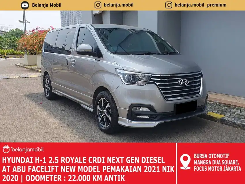 [KM ANTIK 22RB] Hyundai H1 H-1 2.5 Royale CRDI Next Gen Diesel AT 2021