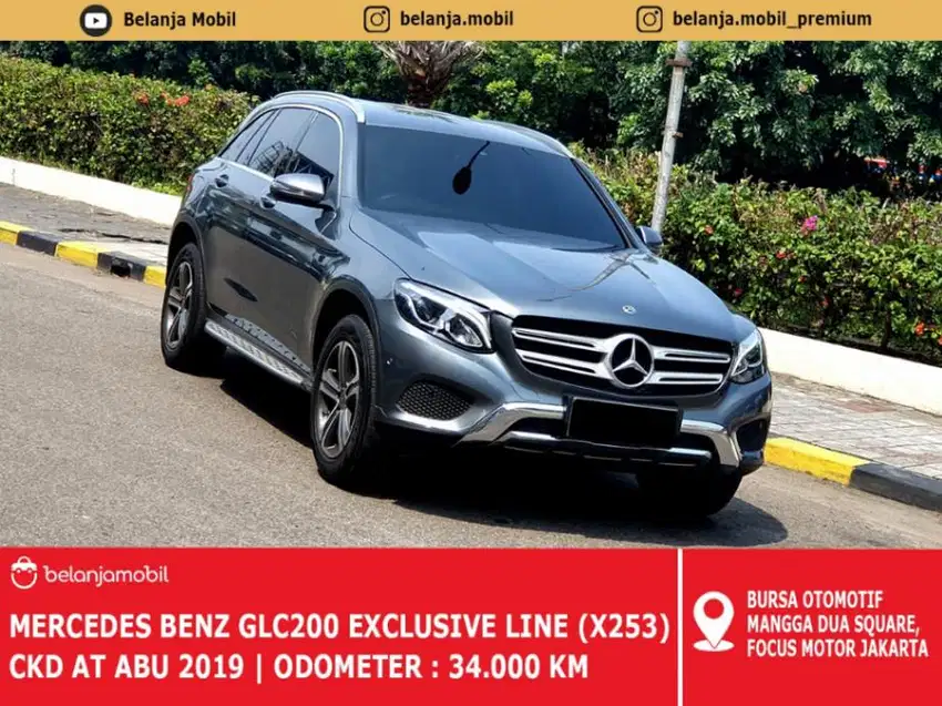 [ KM 34RB ] Mercedes Benz GLC200 GLC 200 Exclusive Line Abu 2019/2020