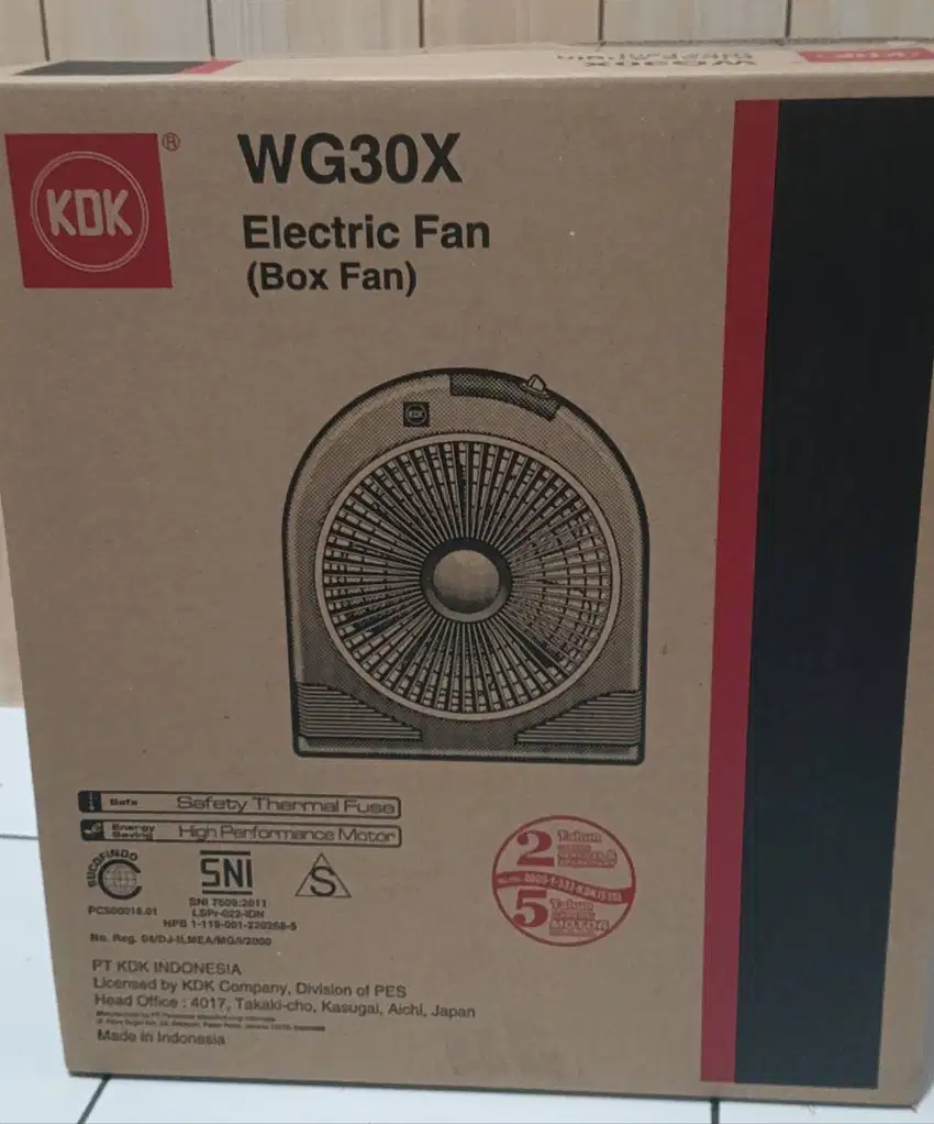 Jual murah Box Fan KDK WG30X