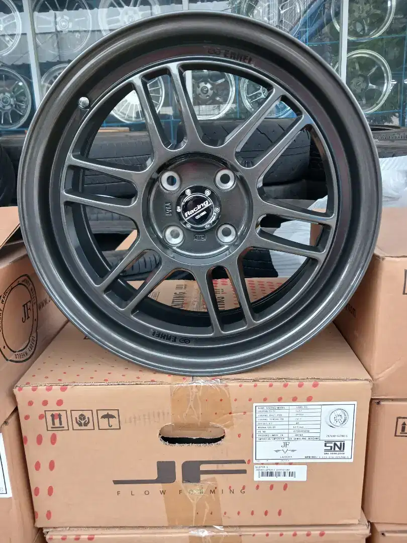 Velg rpf1 face 2 ring 16x7 pcd 4x100 ET 40 jazz vios 4pcs