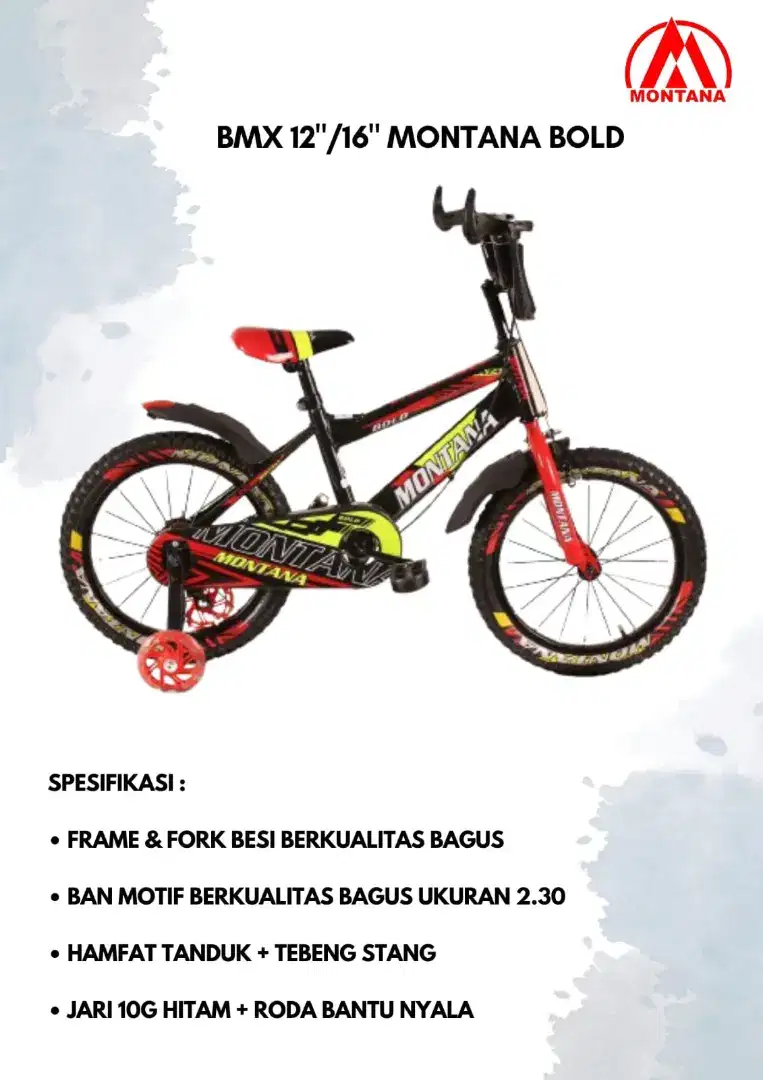 Sepeda BMX Montana Bold 16 inch