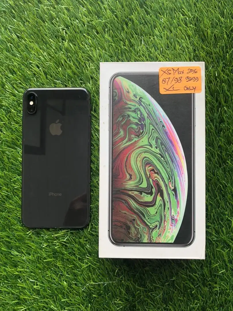 IPhone XS Max 256GB Gray mulus Fullset BH 87% 3Utool 98 kartu XL Only