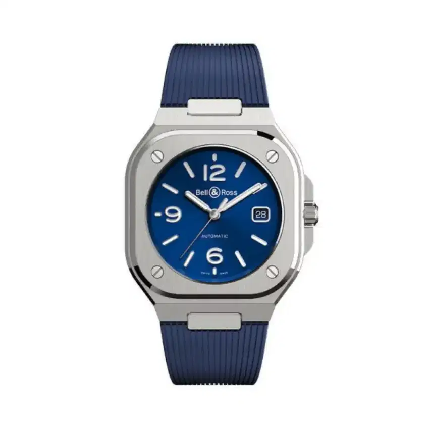 Bell & Ross BR05 Blue Dial with Rubber Strap - New in Box