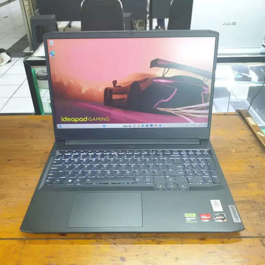 Lenovo Ideapad Gaming 3 Ryzen 5-5500H Ram 8GB SSD 512GB RTX 2050 Grnsi