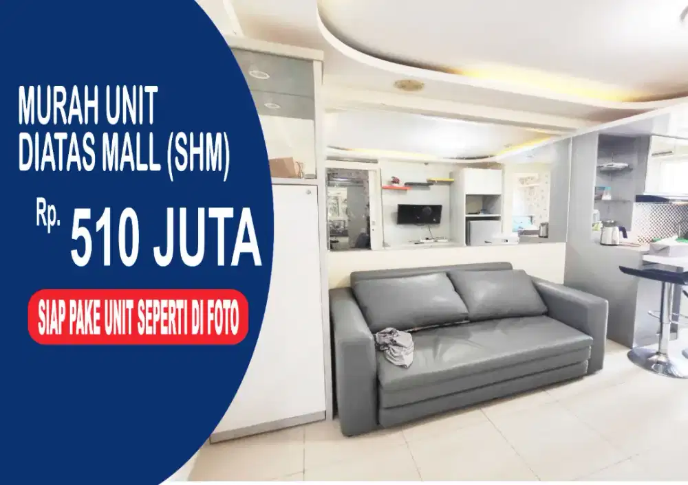 Siap Huni Unit Murah Diatas Mall Bassura City