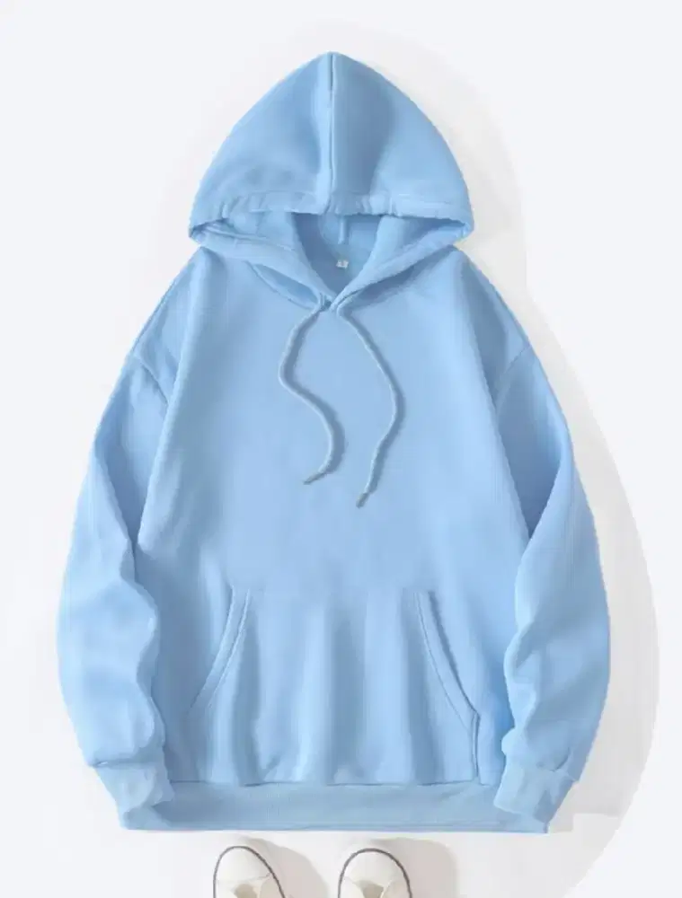 hoodie katun pria wanita