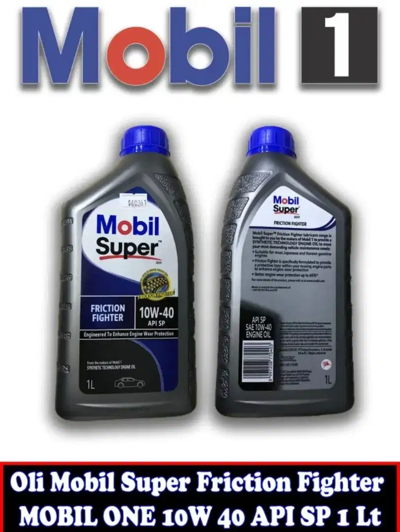 Oli Mobil Super Friction 10W40 1 Liter