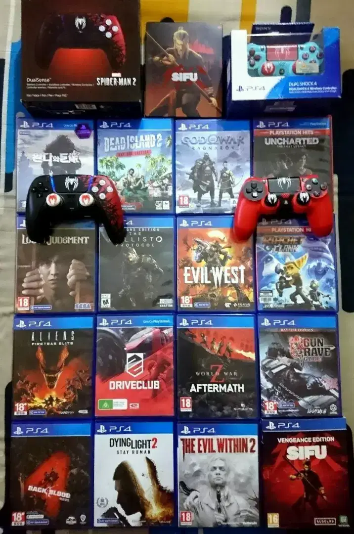 PAKET BD/GAME FISIK PS4 PS5 ORI 2ND FULLSET MURMER