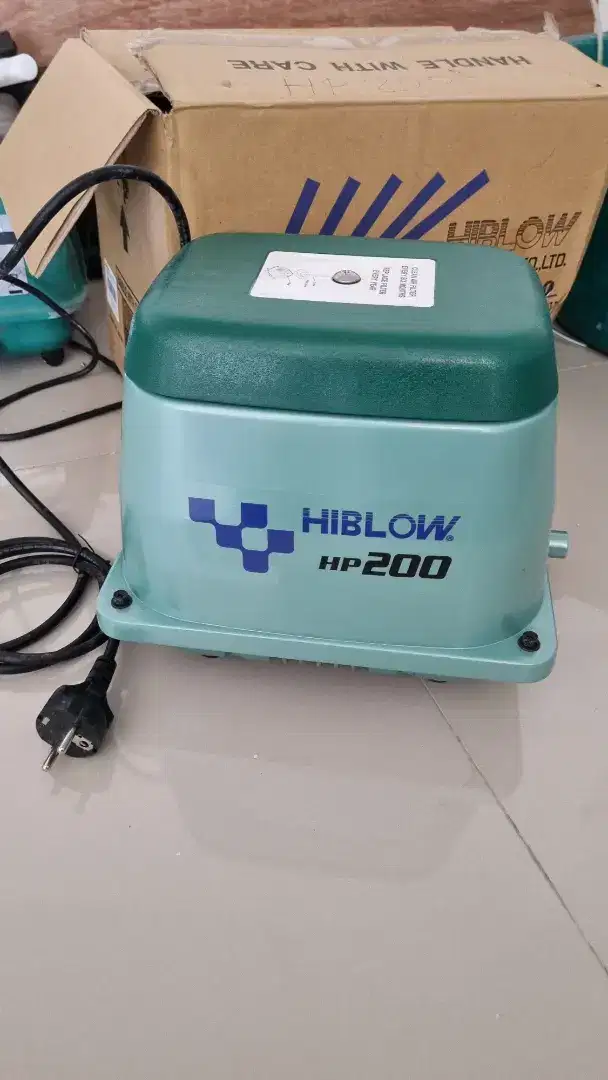 Jual Murah Airpump Aerator Hiblow 200 kondisi baru Aerasi ikan kolam